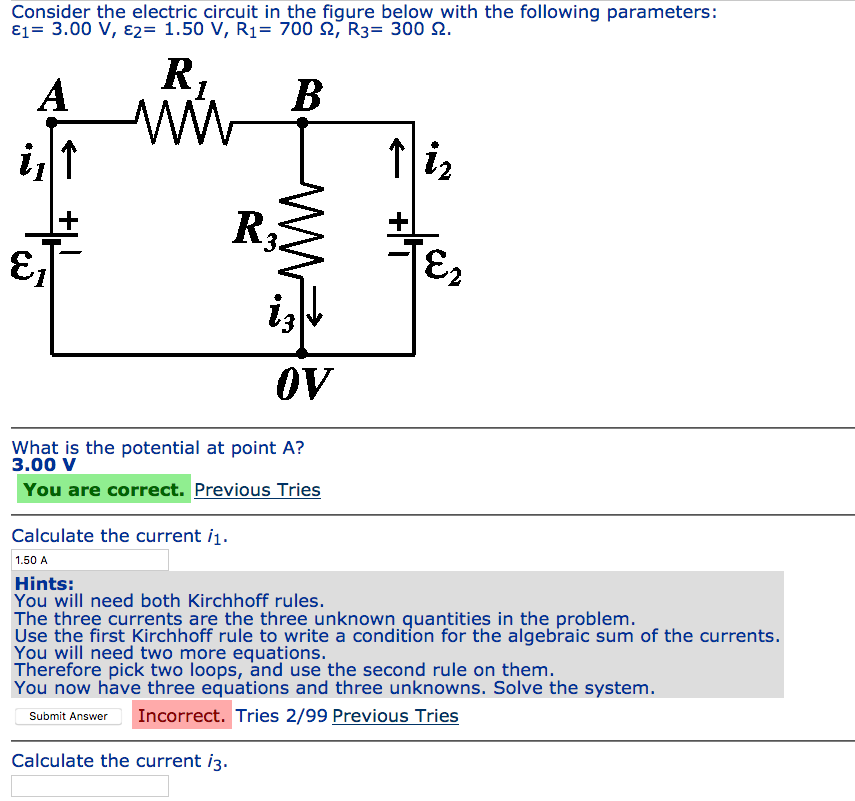 Solved Consider the electric circuit in the figure below | Chegg.com