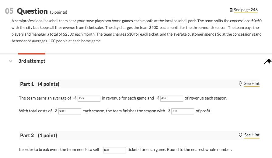 Solved 05 Question (5 points) @ See page 246 A | Chegg.com