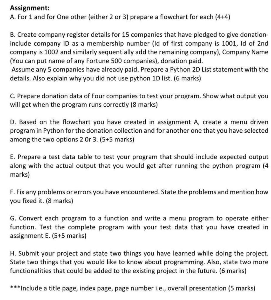Solved a Project Details: Imagine that you are working as a | Chegg.com