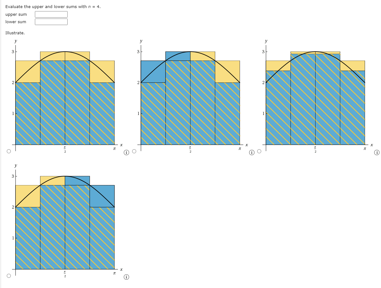 Solved Unless specified, all approximating rectangles are