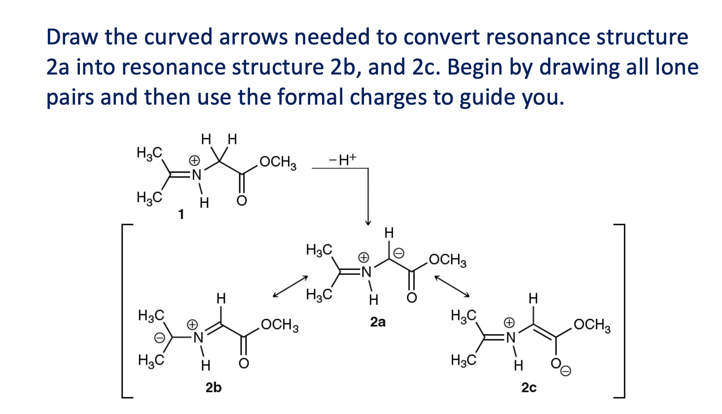 Solved Draw The Curved Arrows Needed To Convert Resonance