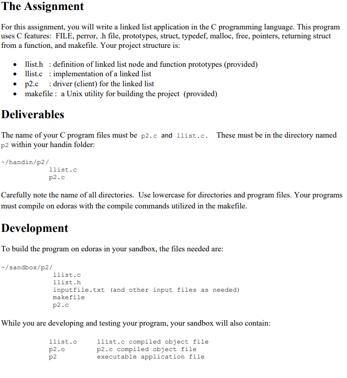 programming language list and definition