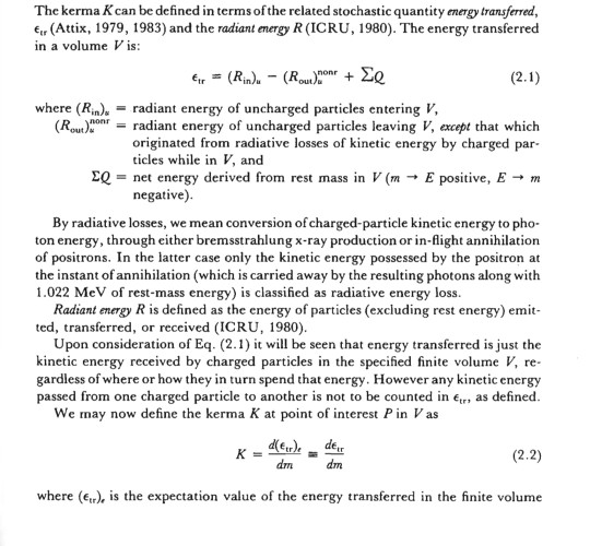 Introduction to Radiological Physics and Radiation Dosimetry