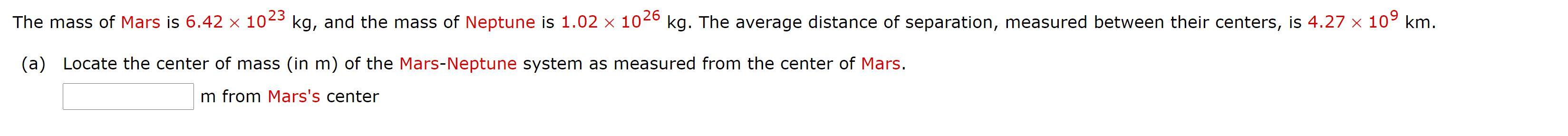 solved-the-mass-of-mars-is-6-42-x-1023-kg-and-the-mass-of-chegg