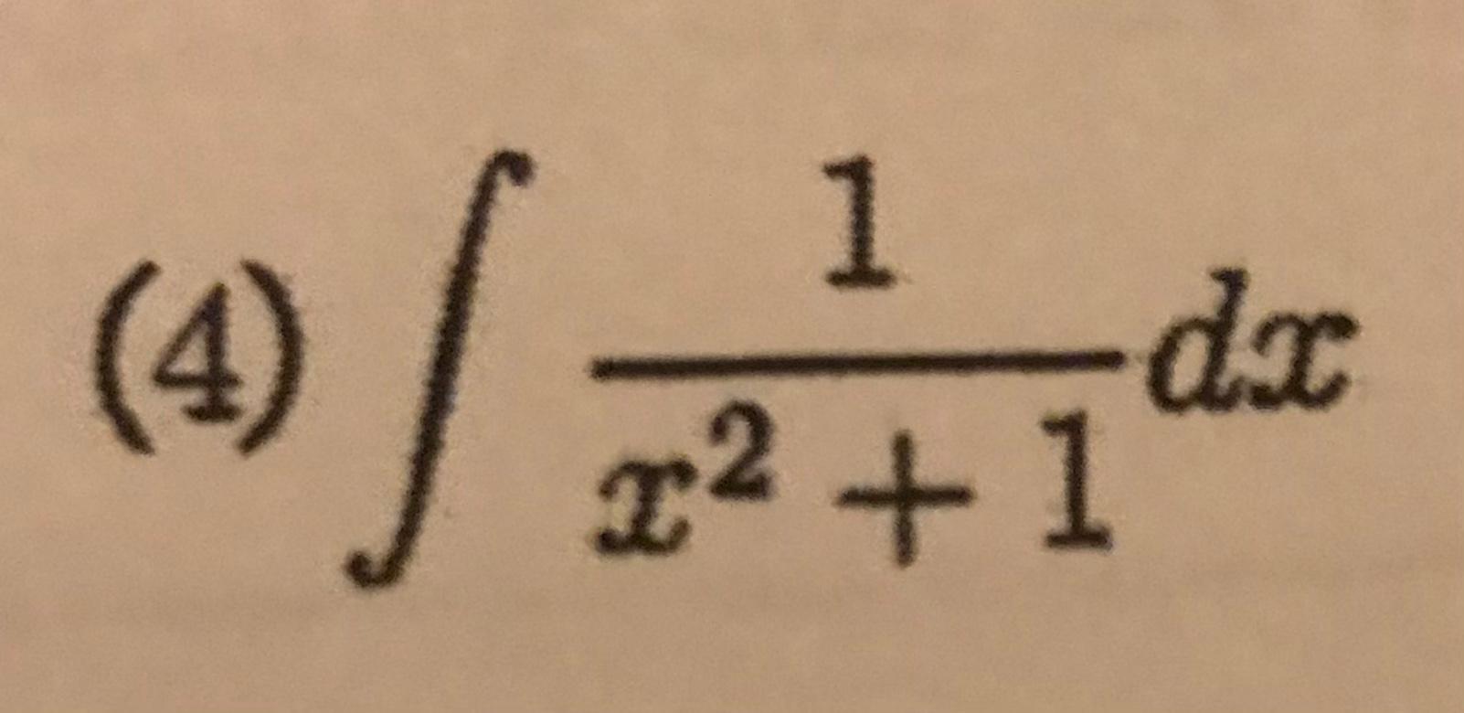 Solved 4 1 Dx 2 1 Chegg