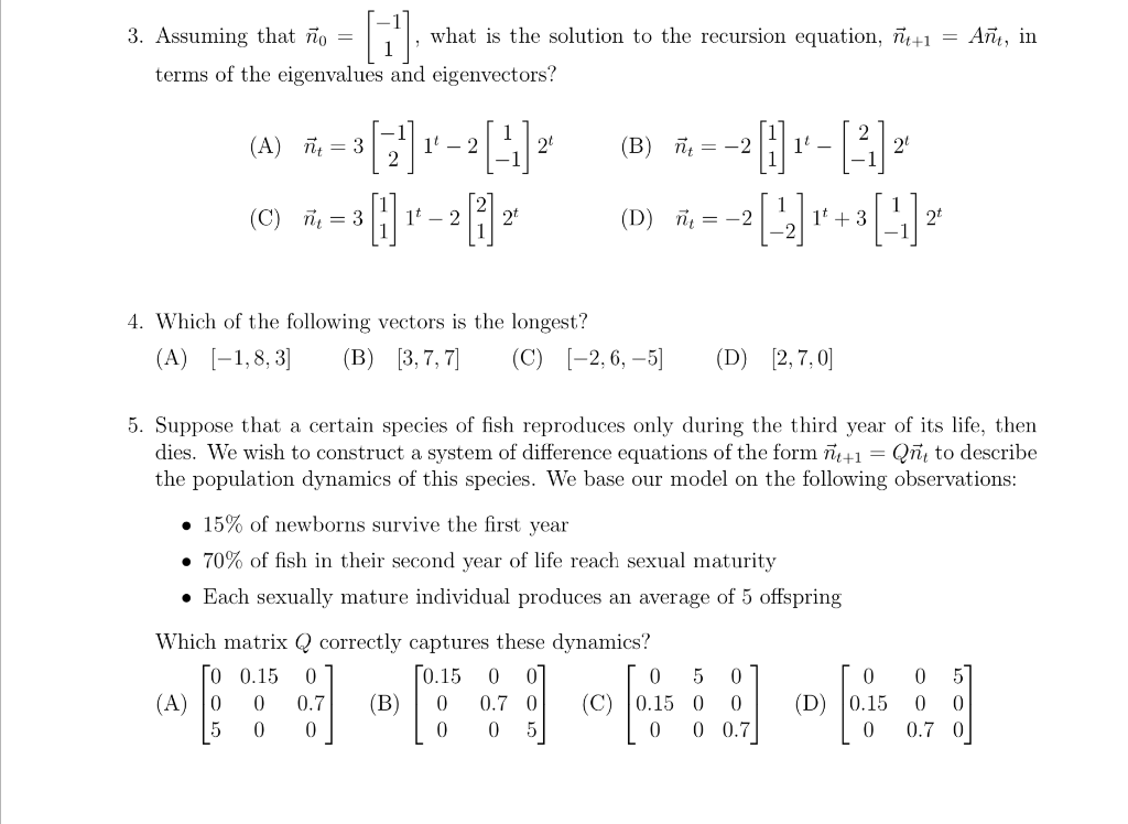 3 Assuming That No 171 What Is The Solution To Chegg Com