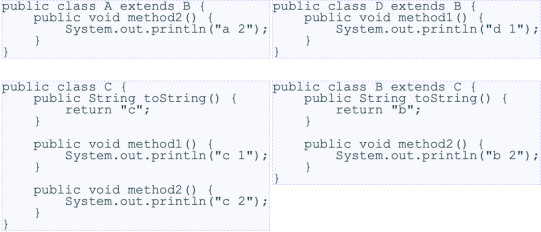 Solved Consider the following java classes Write the method | Chegg.com