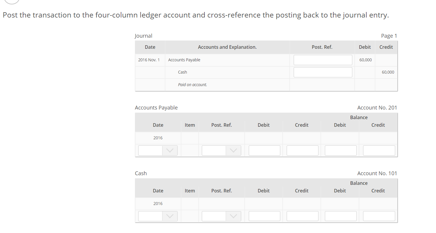 Cross-referencing, Journals