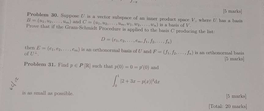 Solved Problem 10 Let V Be A Finite Dimensional Vector S Chegg Com