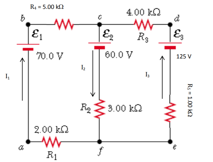 Solved Using the multi-emf circuit shown below, calculate | Chegg.com