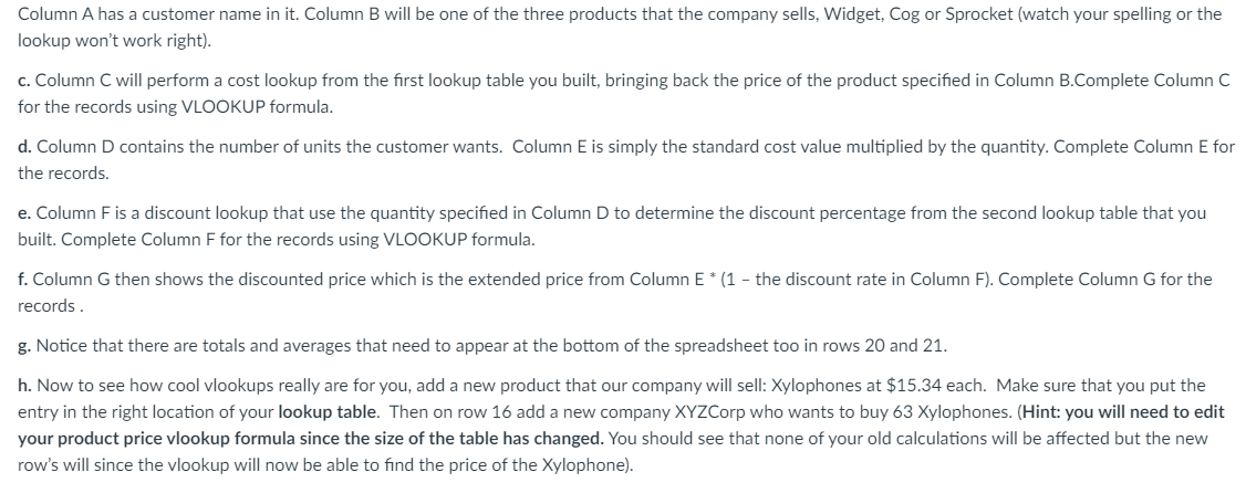 Solved a. Create a new worksheet in the same workbook and | Chegg.com