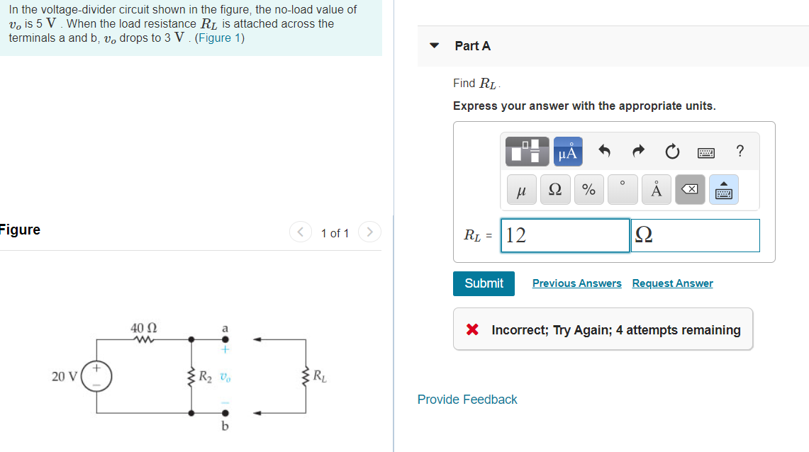 Solved In the voltage-divider circuit shown in the figure, | Chegg.com