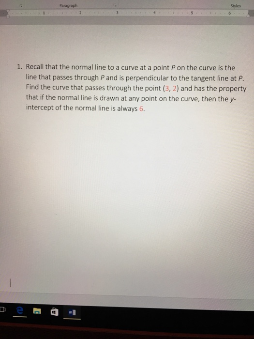 Solved Recall that the normal line to a curve at a point P | Chegg.com