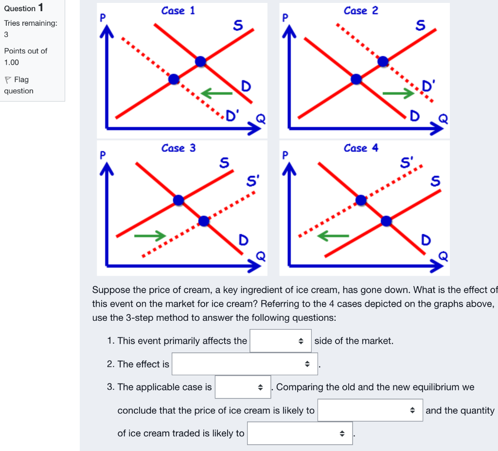 Solved Question 1 Case 1 Case 2 Tries remaining: 3 S S | Chegg.com