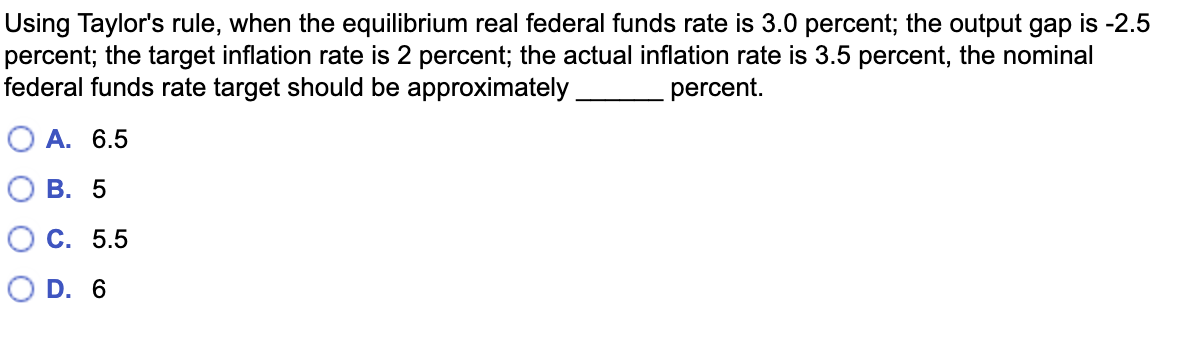 solved-using-taylor-s-rule-when-the-equilibrium-real-chegg