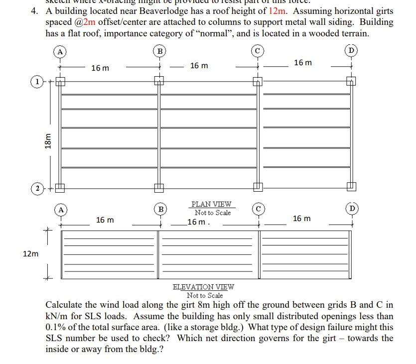 4. A building located near Beaverlodge has a roof | Chegg.com