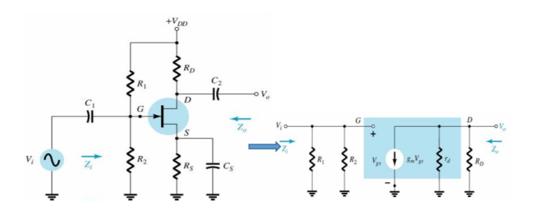 Solved 3. Draw the AC equivalent circuit of the circuit in | Chegg.com