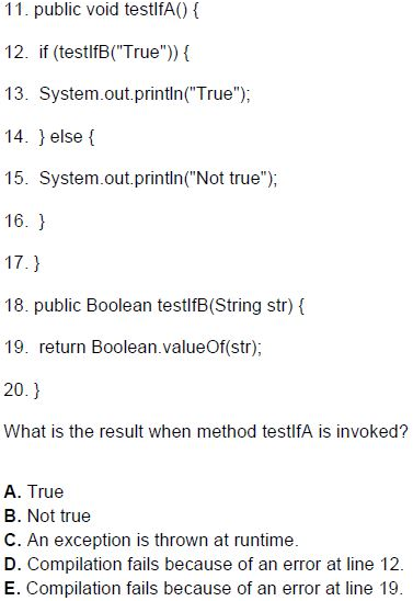 Solved 11. public void testifA() { 12. if (testlfB("True")) | Chegg.com