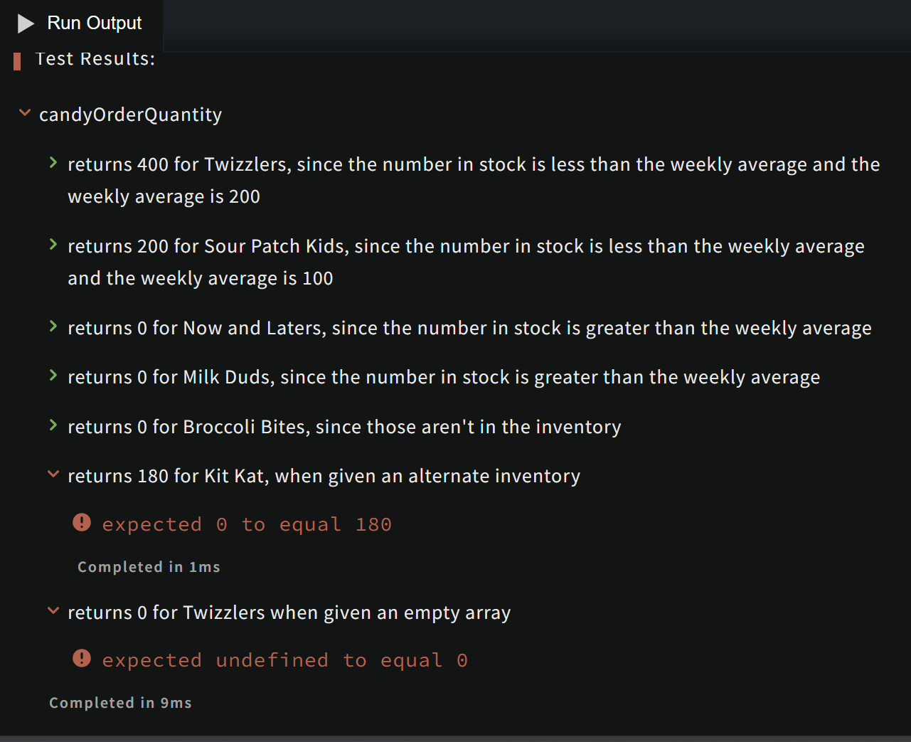 Solved JavaScript function that returns how much of a | Chegg.com