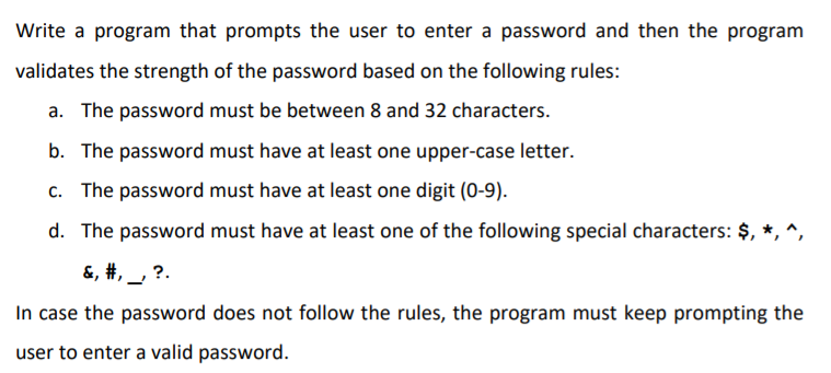 Solved Write a program that prompts the user to enter a | Chegg.com