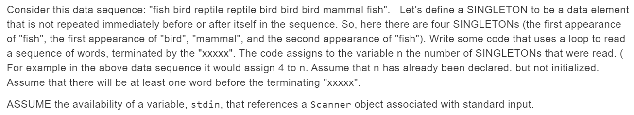 Solved Consider this data sequence: 