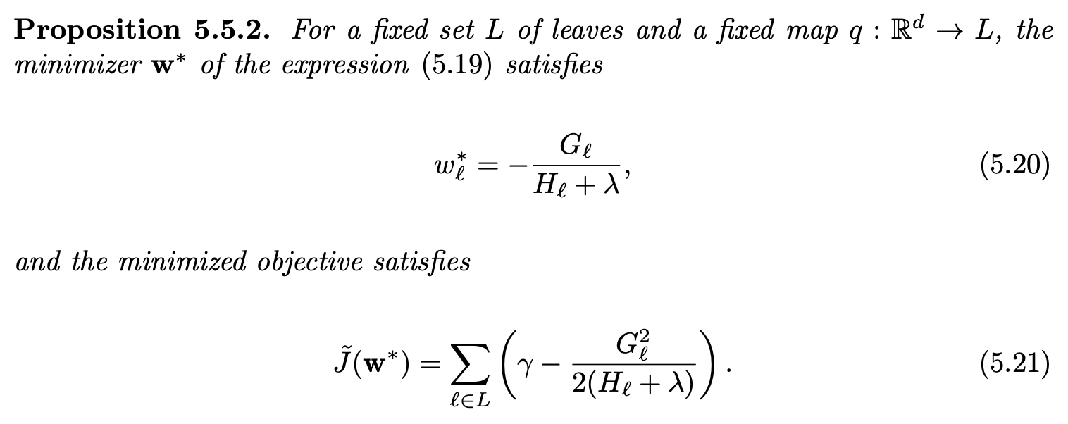 Proposition 5.5.2. For a fixed set L of leaves and a | Chegg.com