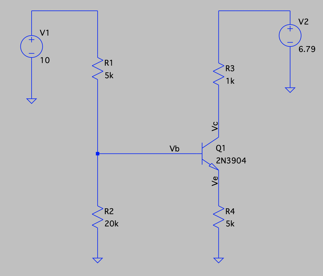 Solved What is the mode of operation of the BJT? it should | Chegg.com