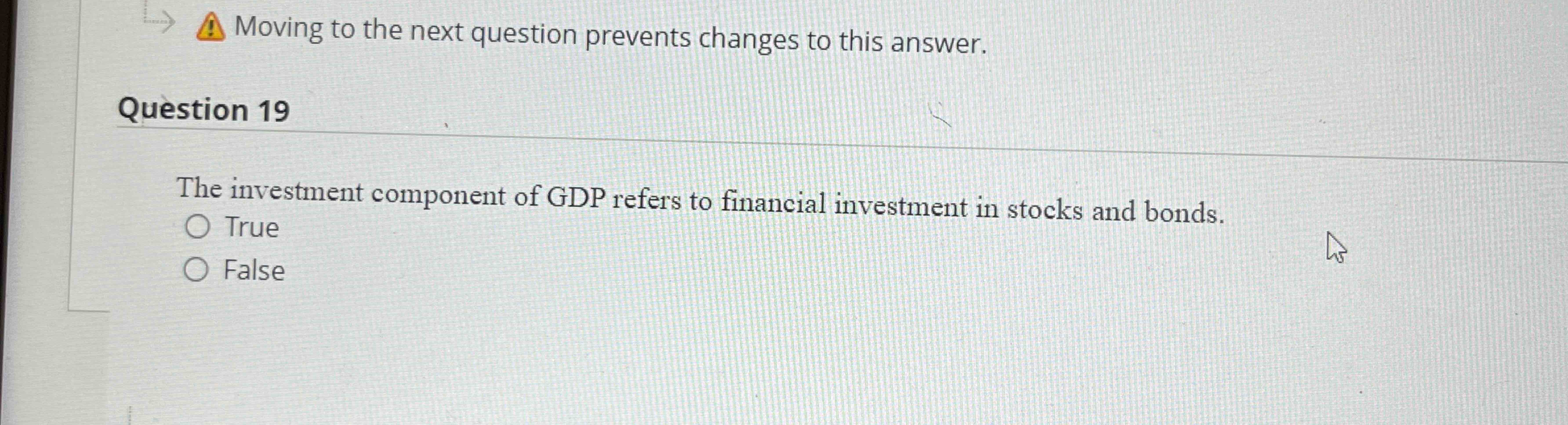 Solved Question 19The investment component of GDP refers to
