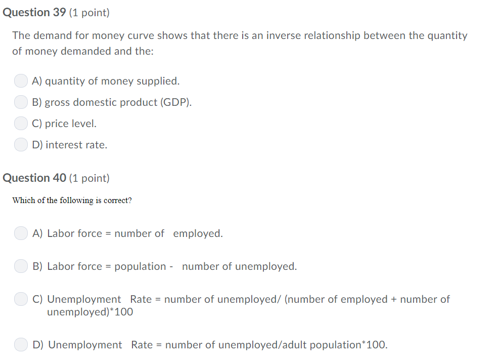 solved-question-39-1-point-the-demand-for-money-curve-chegg