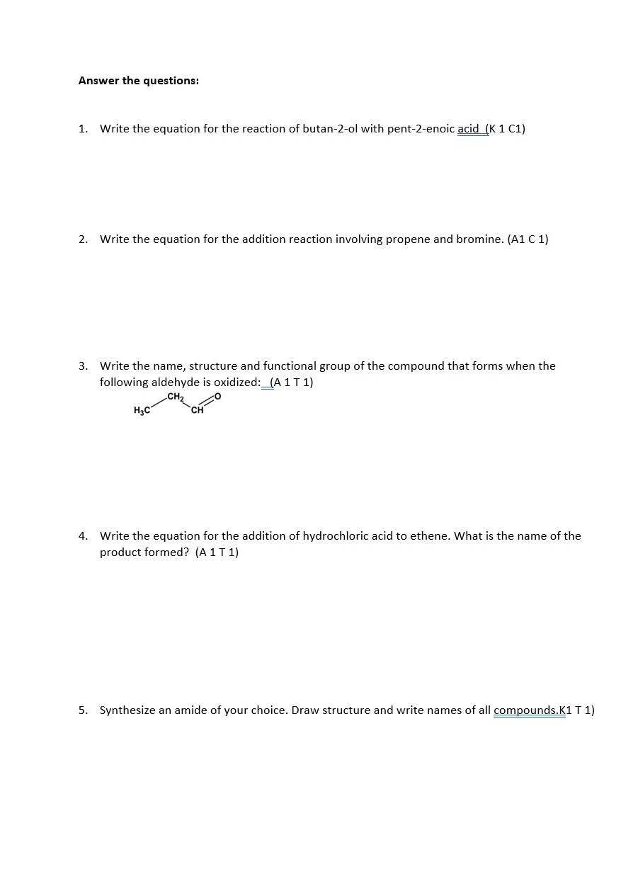 Solved Identify the type(s) of organic reaction represented | Chegg.com