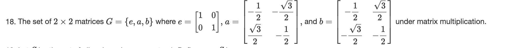 Solved In Exercises 11 through 189, determine whether the | Chegg.com