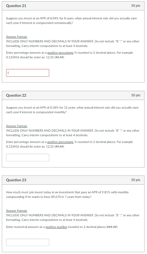 Solved PLEASE SHOW YOUR WORK Its taken me hours to get to | Chegg.com
