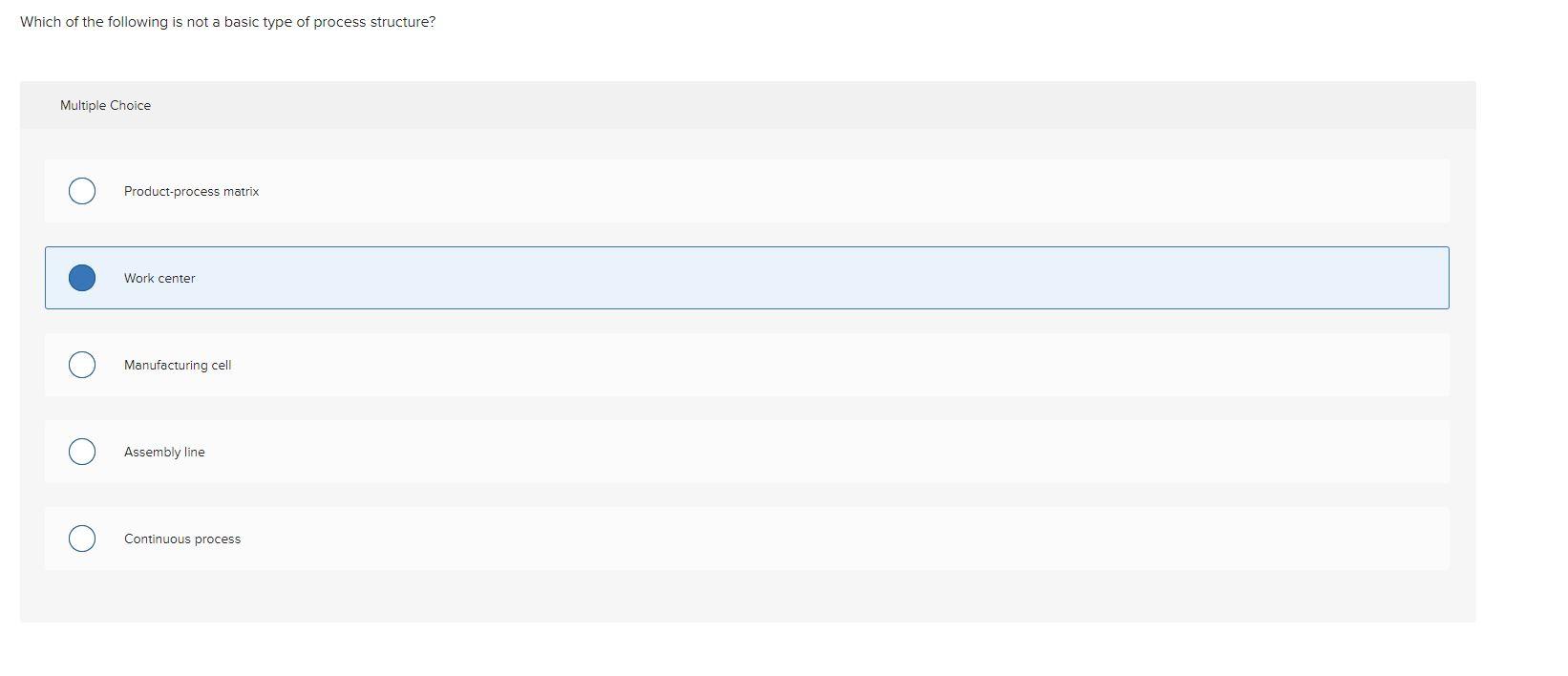 Solved Which of the following is not a basic type of process | Chegg.com