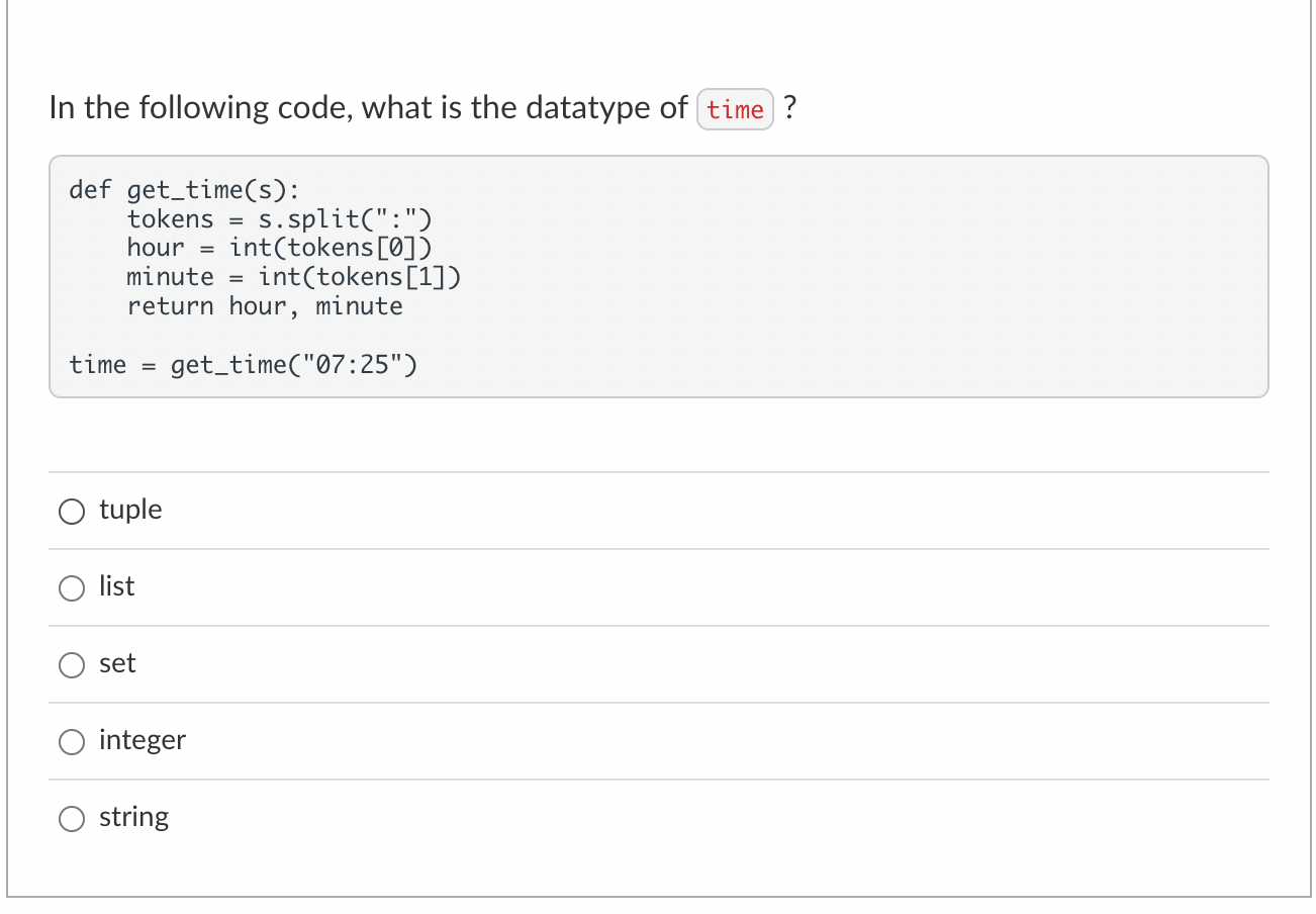 Solved True or false: The following two code blocks are | Chegg.com