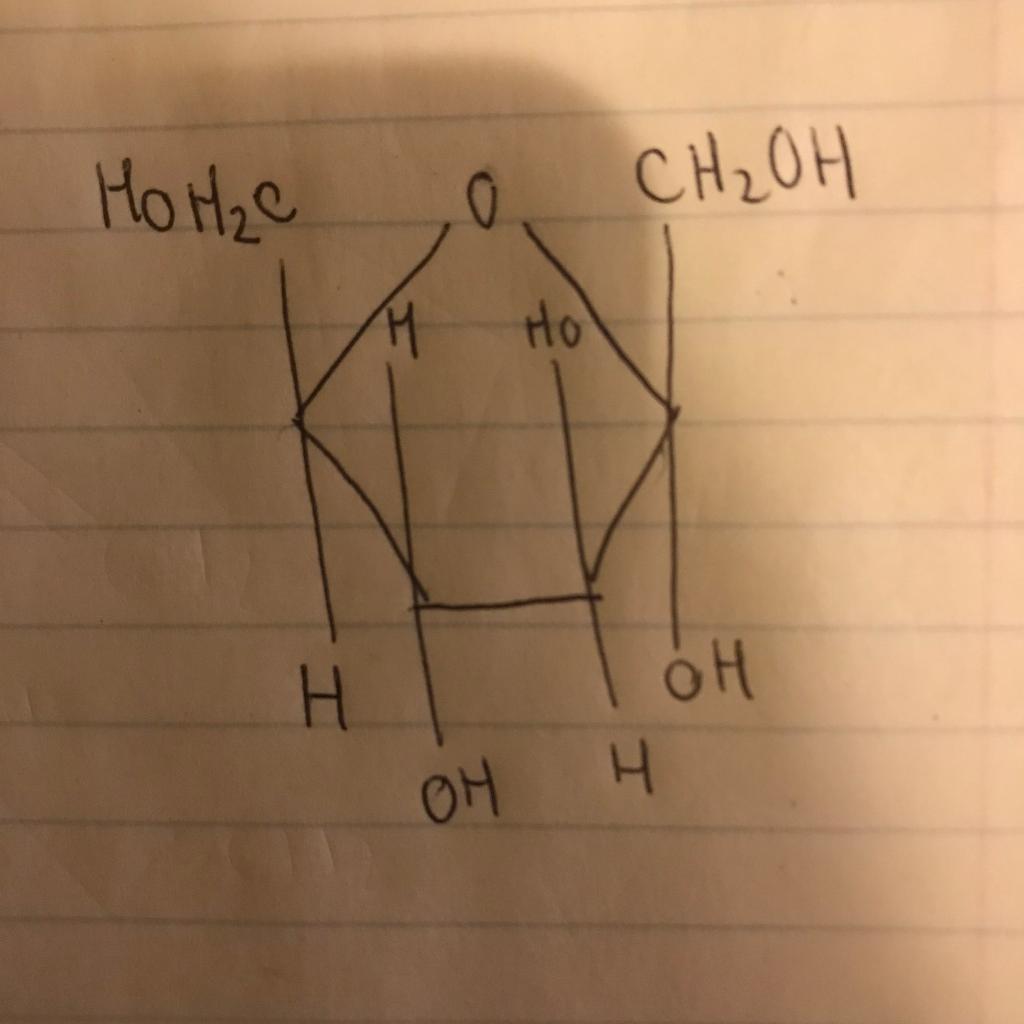 Solved 0 CH2OH 애 쓰 O Ho 애 H H CH20H H 애 Ho H₂C 0 CH2애 H | Chegg.com
