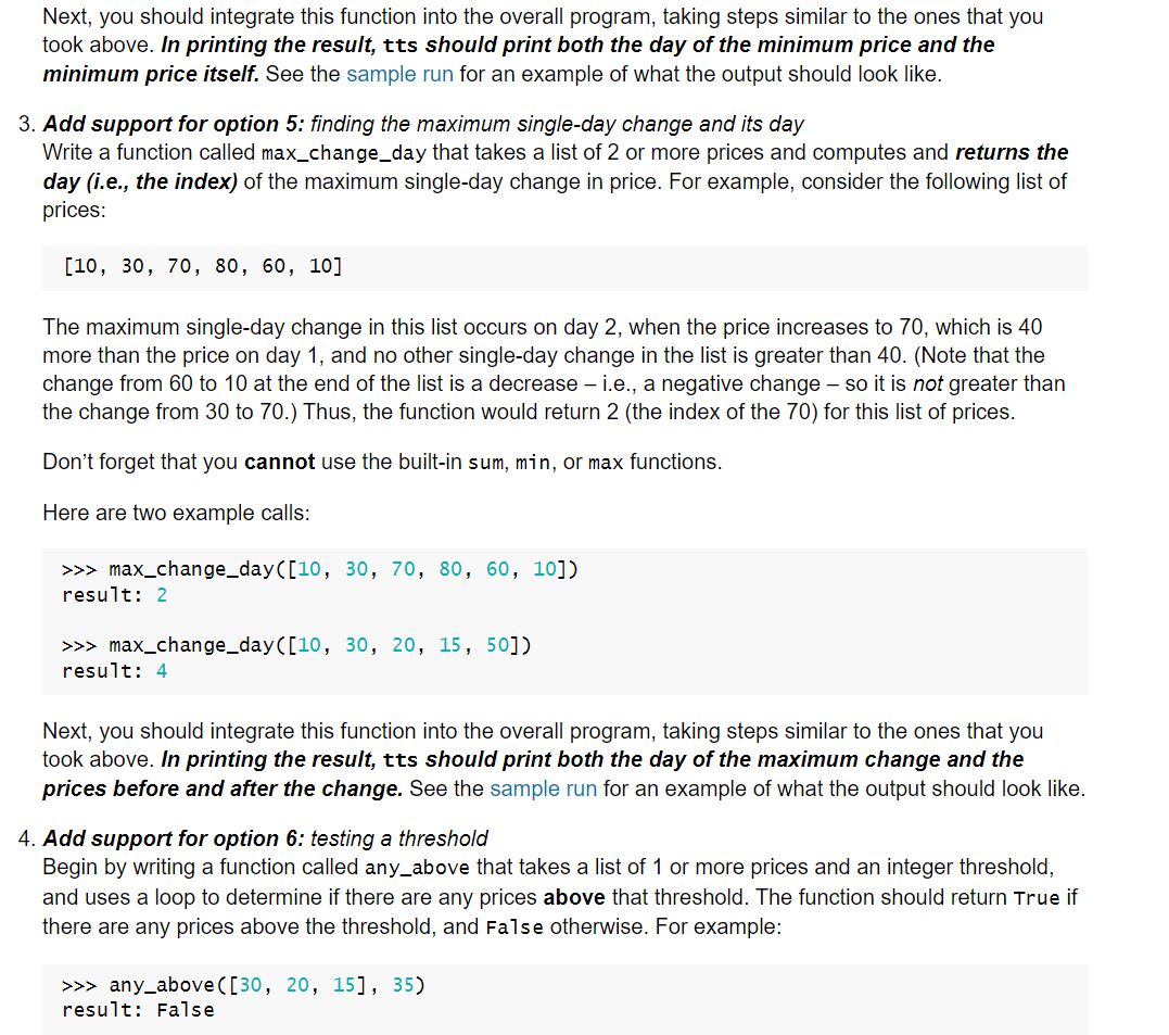 Solved Running the program The starter code that we've given | Chegg.com