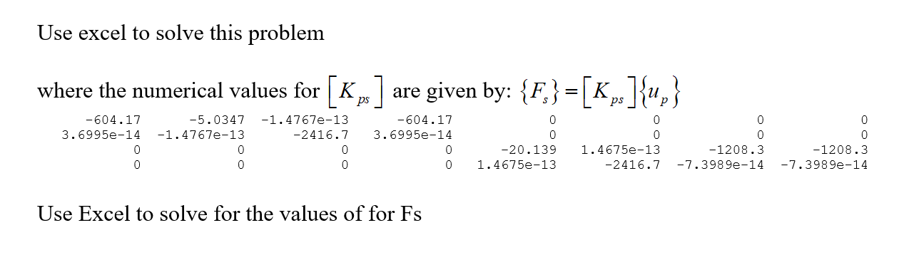 Solved Use excel to solve this problem where the numerical | Chegg.com