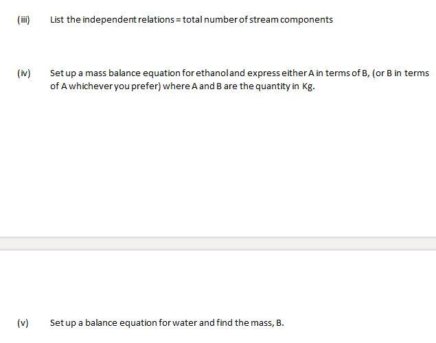 Solved Provide A Detailed Calculation Of The Mass Balance | Chegg.com