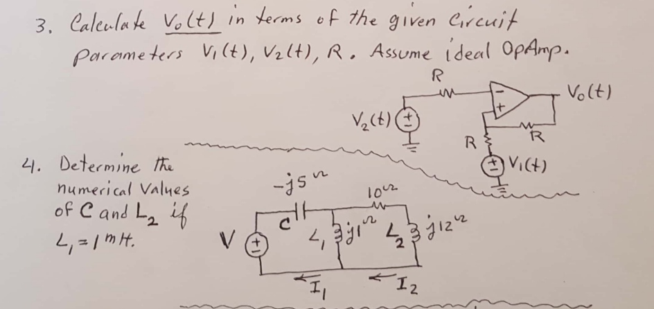 Solved 3. Calculate Volts in terms of the given circuit | Chegg.com