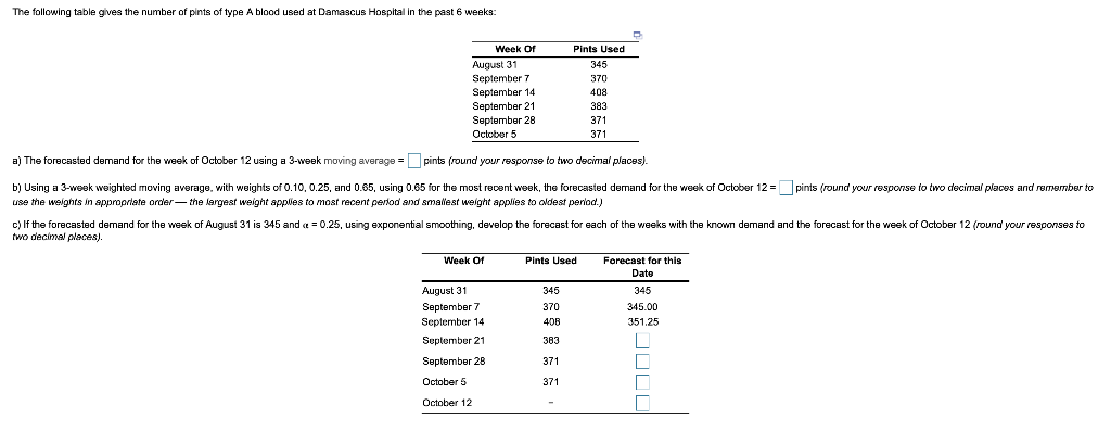 [solved]-Following Table Gives Number Pints Type Blood Used Damascus ...