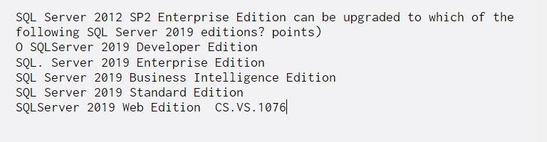 Solved SQL Server 2012 SP2 Enterprise Edition can be | Chegg.com