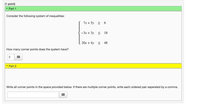 Solved 1. Consider the following system of | Chegg.com