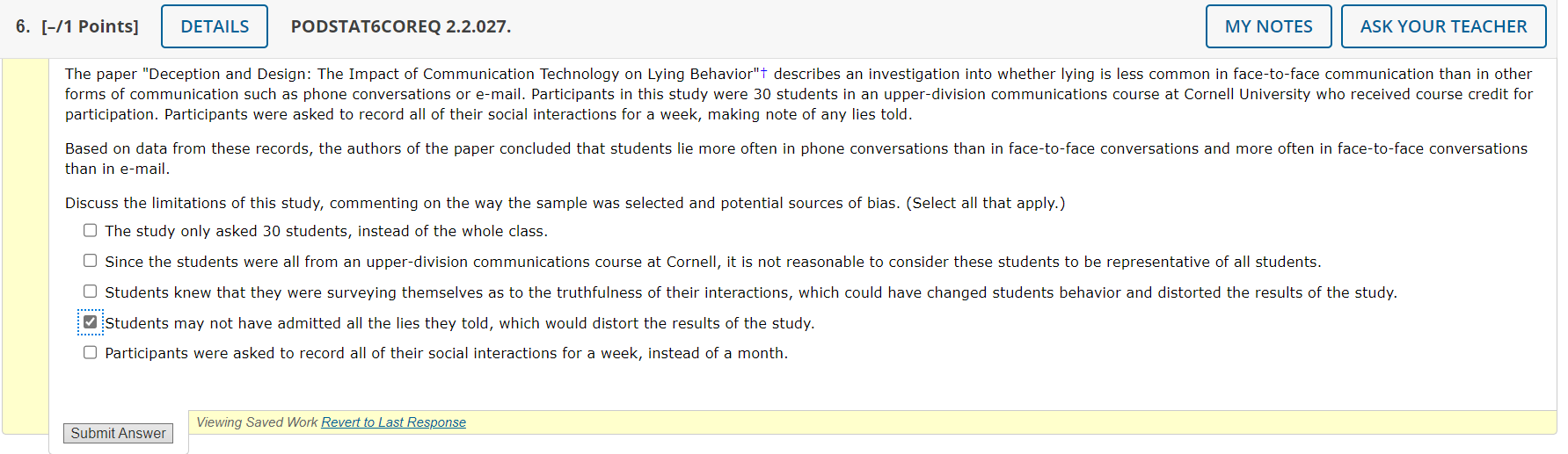 Solved participation. Participants were asked to record all | Chegg.com