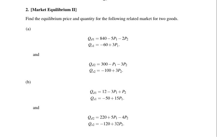 how-to-find-market-equilibrium-price-and-quantity