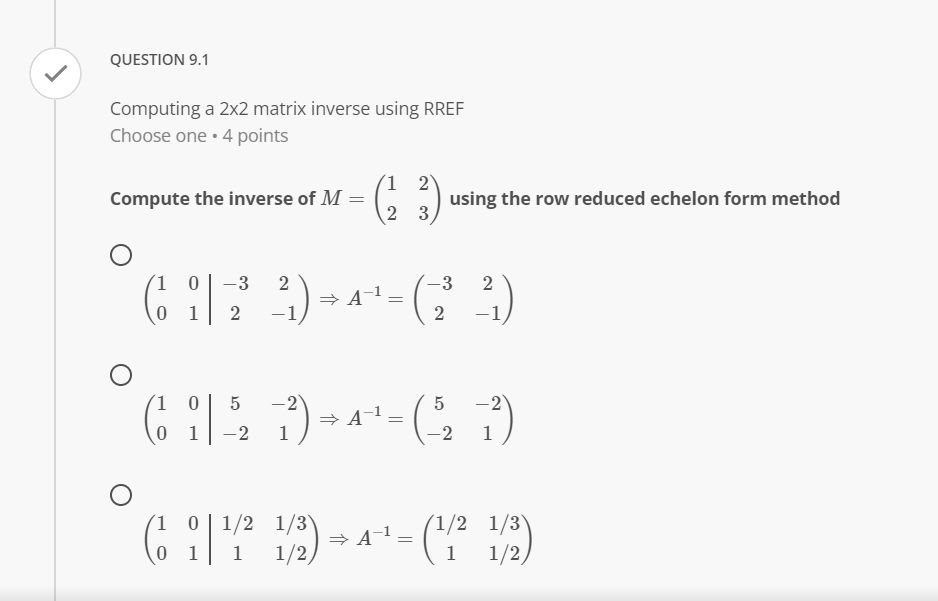 Solved GROUP 9 Matrix Inverse by Row Reduced echelon Chegg