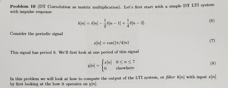 Solved The Convolution H X N Has An Infinitely Long Ou Chegg Com