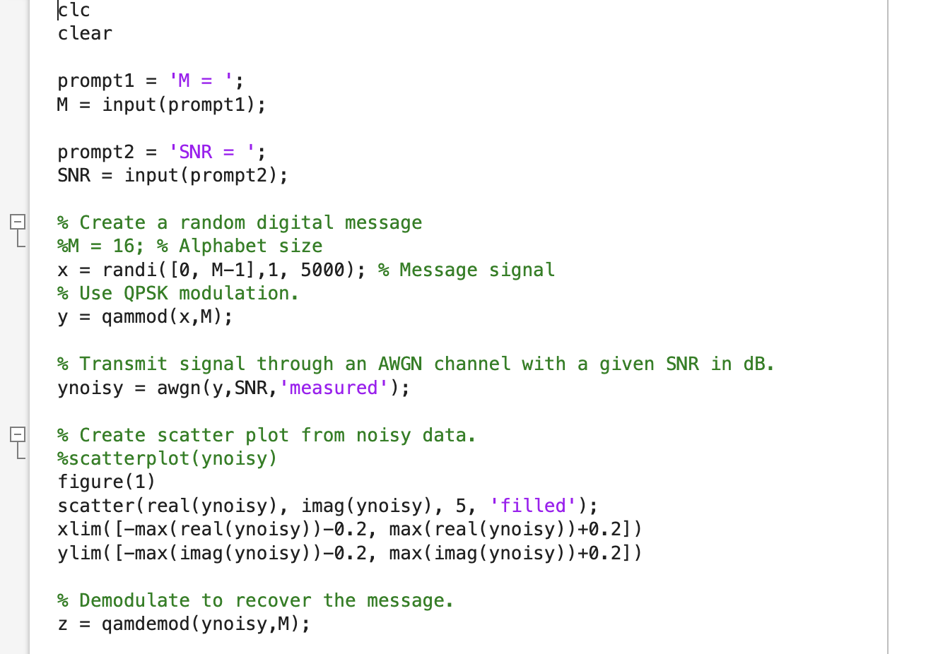 Solved The supporting MATLAB code simulates random reception | Chegg.com