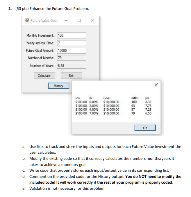 Solved Please do in Visual Studio C#! Code 