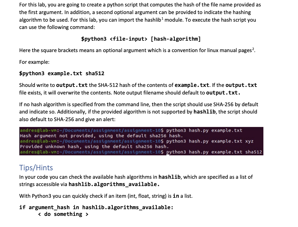 Solved For this lab, you are going to create a python script