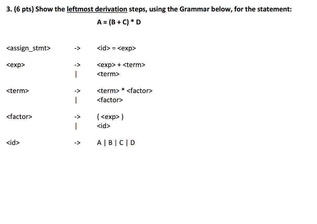 Solved A=(B+C)∗D | Chegg.com